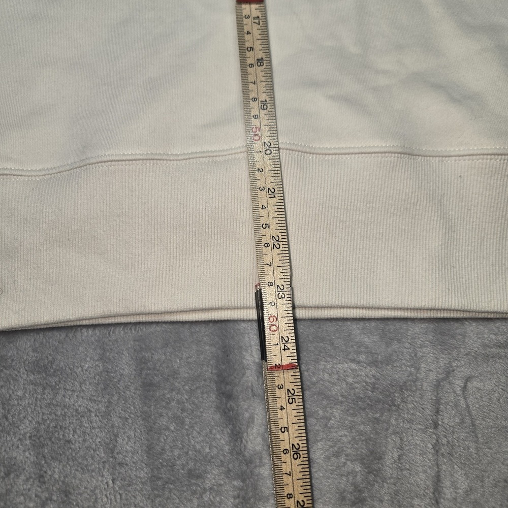 Pro Standard Texas A&M Womens Crop Sweater  Sweatshirt Cream Blue Patch New - Picture 5 of 6